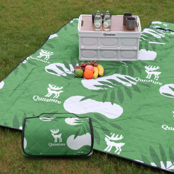 Qunature | Picknickdecke – Wasserdichte Campingdecke, 200 x 200 cm, ideal für Outdoor und Picknick